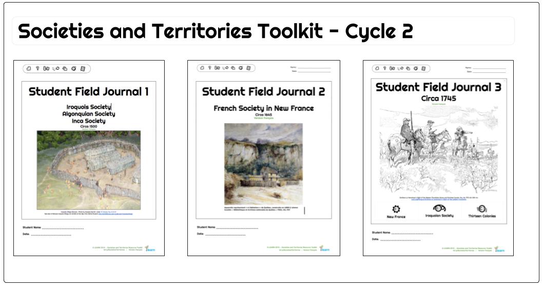 Societies & Territories Toolkit: Student Field Journals