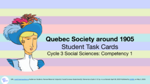 Quebec Society around 1905 Student Cards 