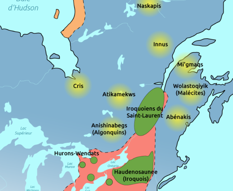 Indigenous Language Families in Quebec