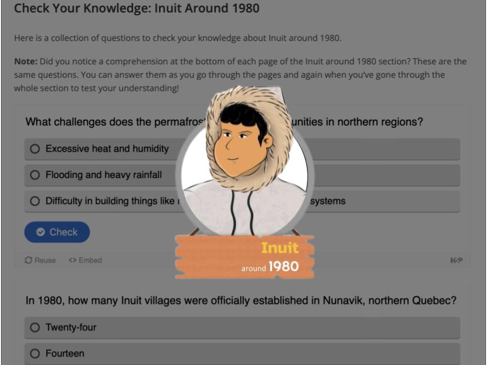 Check Your Knowledge: Inuit Around 1980