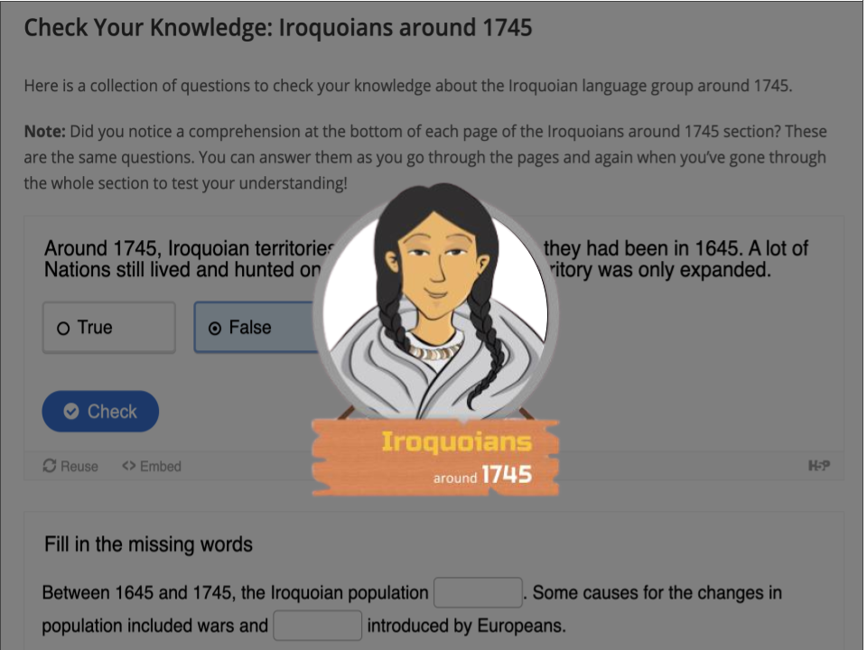 Check Your Knowledge: Iroquoians around 1745