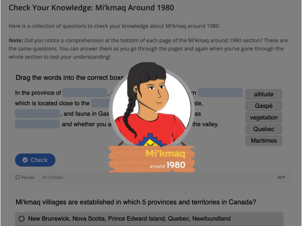 Check Your Knowledge: Mi’kmaq Around 1980