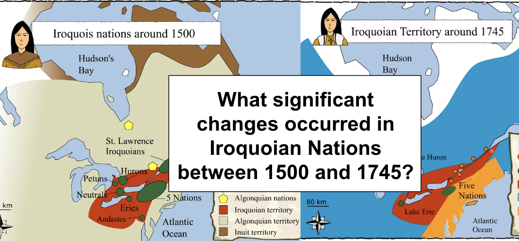 What significant changes occurred in Iroquoian Nations between 1500 and 1745? : Slide Deck