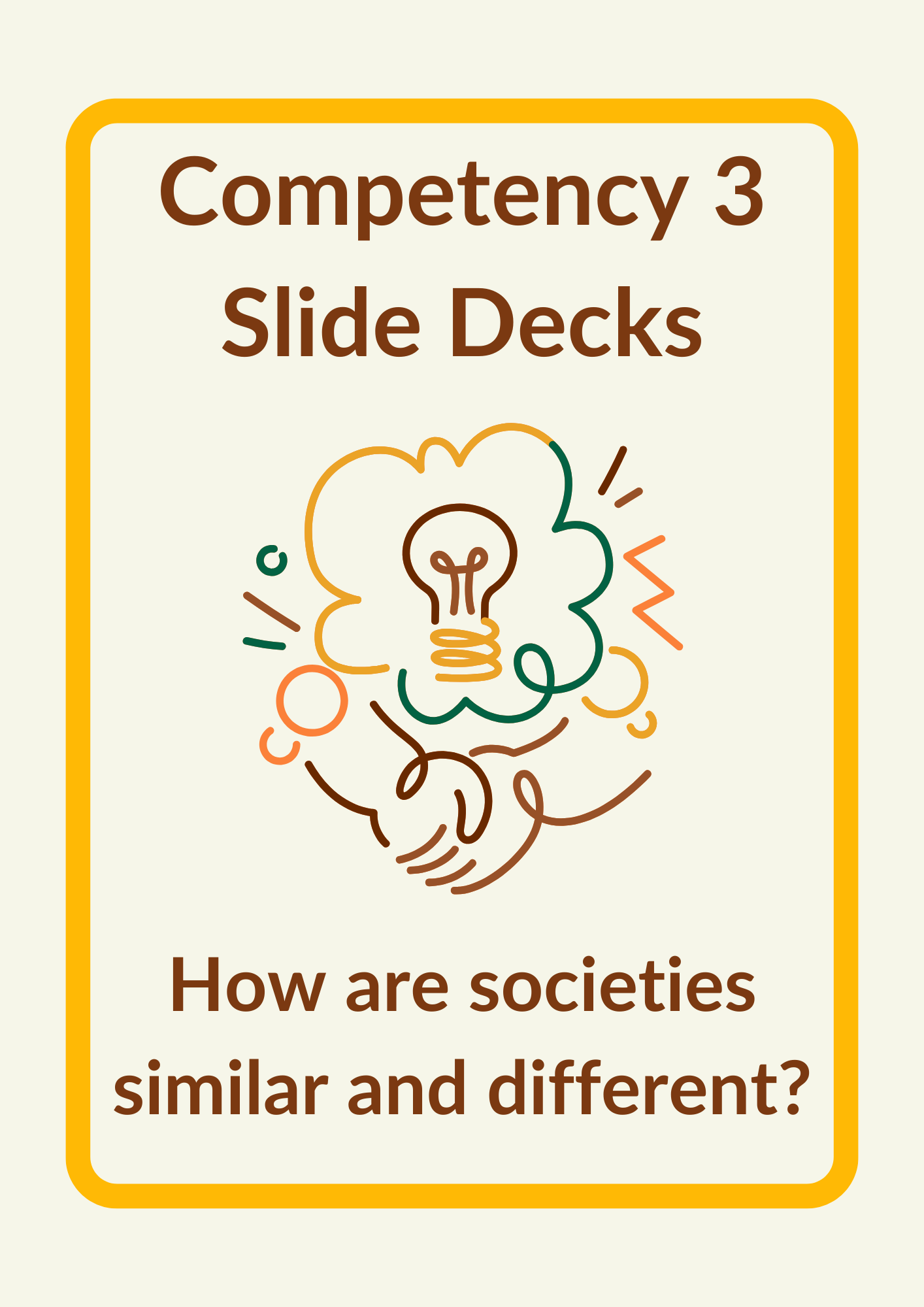 Competency 3: Slide Decks