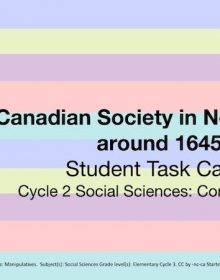 Canadian Society in New France 1645