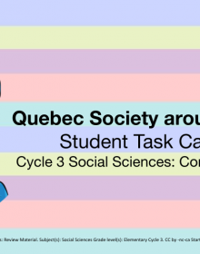Quebec Society around 1905 Student Cards