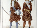 Officer and men of the Carignan regiment in 1665