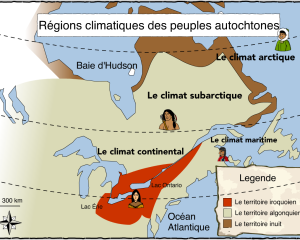Le climat du territoire autochtone 1500