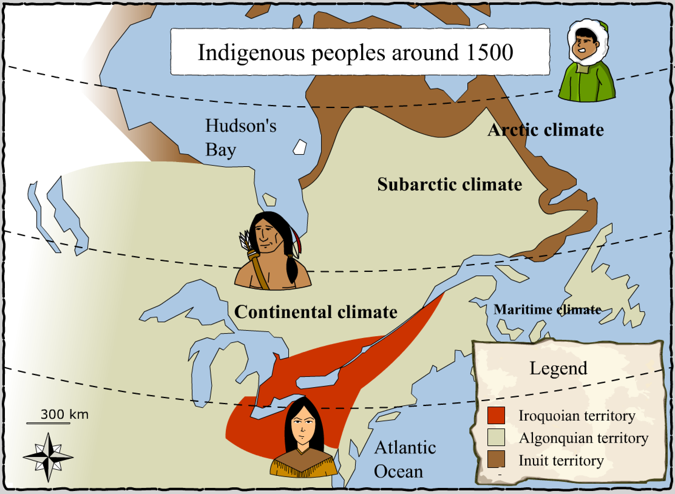 Algonquian Tribes Map | My XXX Hot Girl