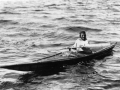 Inuit man in a kayak in 1920