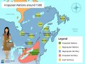 Iroquoian nations circa 1500