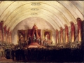 The Parliament of Montreal in1845