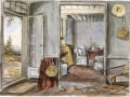Inside a living room in Beauharnois 1833