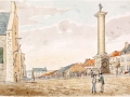 Nelson monument at the Place du marché, Montréal, 20 juillet 1829