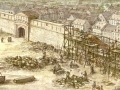 Construction of Montréal’s fortifications, 1745