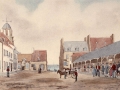 Market in Montréal’s lower town 1829