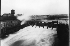 Power dam, Howard Smith Paper Mill, Crabtree, QC, about 1924