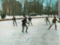 Hockey game, McGill campus, Montreal,  1910
