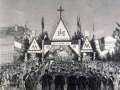 Feast of Corpus Christi procession - Arcs de triomphe,  St. Joseph St., Montreal