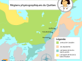 Régions physiographiques du Québec
