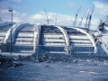 Construction of the Olympic Stadium