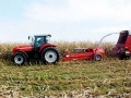 corn harvest accelerated using forage harvester