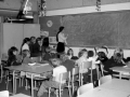 Students in class at École Félix-Leclerc, 1974