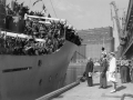 Dutch immigrants arriving in the port of Montréal, 1947