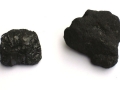 Lump of Coal and coke left to right