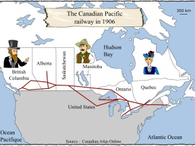 The Canadian Pacific railway in 1906