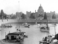 Victoria Harbour, government buildings in back, 1910