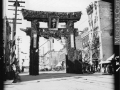 Chinese arch erected for the royal visit, Vancouver, BC, 1901